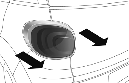 Fiat 500 - Changement ampoule feux arrière (feu stop) 