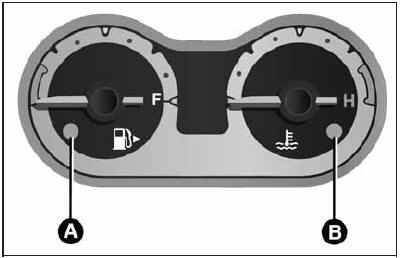 Indicateur detempérature du liquide de refroidissement du moteur