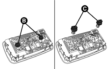 Versions avec miroir de surveillance des places arrière